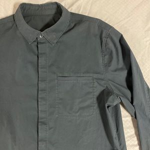 Lululemon Recommission LS Button Down Melanite